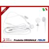 ASUS Cuffie Auricolari Headset Bianche Originali ASUS ZenFone 3s Max ZC521TL