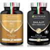 Laboratoires Nutrimea Pack Anti Stress & Energia Ashwagandha Bio KSM 66 Shilajit Puro Supporto per