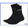 adidas 3 Paia di Calzini ADIDAS da Uomo Calze Sportivo PER Tennis Spugna Nero 43 44 45