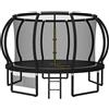 JUMMICO Trampolino da Giardino per Bambini con Rete di Sicurezza - Diametri 228, 305, 366, 427 cm - Tappeto Elastico e Molla Portata Massima 150 kg