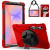 Gerutek Cover per Samsung Galaxy Tab S10 Lite/S10 FE/ S9 FE 10,9'', Rosso | Tab