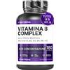 Vitastrong. Vitamina B Complex Alto Dosaggio, 180 Compresse
