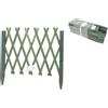 TrAdE Shop Traesio TRALICCIO IN LEGNO RETE ESTENSIBILE VERDE RAMPICANTI STACCIONATA 95 X 49 CM