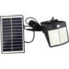 TrAdE Shop Traesio APPLIQUE FARETTO SOLARE DA ESTERNO CON PANNELLO SENSORE LUCE 6500K IP65 SW2012-F