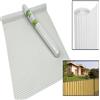 TrAdE Shop Traesio RECINZIONE GIARDINO FRANGIVISTA PER BALCONE CANNICCIO PVC BIANCO ESTERNO 1X3 MT