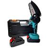TrAdE Shop Traesio MINI ELETTROSEGA A DOPPIA BATTERIA MOTOSEGA ELETTRICA TAGLIARAMI 4'' VALIGIA LLD