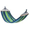 TrAdE Shop Traesio AMACA 200 X 100 CM TESSILE RIGA BLU/VERDE MULTICOLORE CAMPEGGIO GIARDINO 65203A