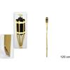 TrAdE Shop Traesio FIACCOLA BAMBÙ BAMBOO 120 CM PER ESTERNO GIARDINO LUCE TORCIA STOPPINO RO000444