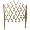 TrAdE Shop Traesio TRALICCIO LEGNO RETE ESTENSIBILE NATURALE RAMPICANTI STACCIONATA 117X65CM 219841