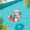 Poltrona Gonfiabile da Piscina con Schienale Materassino a Poltrona Leggero