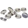 10 basi per spille in rame con cabochon