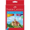 FABER-CASTELL 120136 - Set di matite colorate Castel 36 matite colorate per b