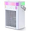 Ventilatore con Umidificatore Compatto Raffrescatore Evaporativo Portatile