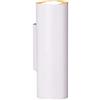 Trio Leuchten 212400201 - Lampada da parete Marley, in metallo bianco opaco, non