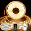 TTWAY Striscia LED COB 20 Metri, Striscia LED 2700K con Alimentatore e Telecoman