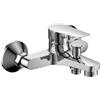 Cleafe RUBINETTO MISCELATORE GRUPPO VASCA DA BAGNO CROMATO CON ATTACCO DOCCIA CUBE87119