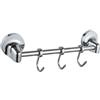 Cleafe APPENDINO CON 3 GANCI PER ACCAPPATOIO ASCIUGAMANI DA MURO ACCESSORI BAGNO 79810