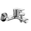 Cleafe RUBINETTO MISCELATORE GRUPPO VASCA DA BAGNO CROMATO CON ATTACCO DOCCIA ROLL87107