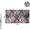 TrAdE Shop Traesio ROTOLO ADESIVO PER MURI PARETE CARTA DA PARATI 61CM X 2MT ESAGONI FLOREALI 70859