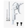 TrAdE Shop Traesio SET 5 PZ. PISTOLA PER ARIA COMPRESSA DG-10 CON ACCESSORI DA COMPRESSORE SOFFIAGG