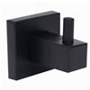 Cleafe GANCIO PER ACCAPPATOIO ASCIUGAMANI DA MURO NERO APPENDINO ARREDO PER BAGNO 79980