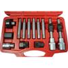 Trade_Ox KIT DI CHIAVI PER SMONTAGGIO PULEGGIA E ALTERNATORE MOTORE AUTO 13 PEZZI