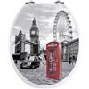 Cleafe COPRIWATER COPRI WATER SEDILE WC BAGNO UNIVERSALE CERNIERE ACCIAIO LONDRA