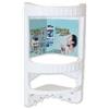 TrAdE Shop Traesio ORGANIZER IN PLASTICA 3 RIPIANI MENSOLE ANGOLARE CON BAGNO DOCCIA ACCESSORI