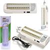 TrAdE Shop Traesio LAMPADA EMERGENZA 24 LED SMD CON NEON RICARICABILE PER CASA AUTO 4W 7104