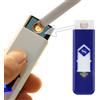 TrAdE Shop Traesio ACCENDINO ELETTRICO USB RICARICA RICARICABILE SENZA GAS ANTIVENTO ELETTRONICO