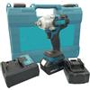 TrAdE Shop Traesio AVVITATORE IMPULSI SVITA AVVITA BULLONI AUTO CAMPER DOPPIA BATTERIA 20 V 1/2"