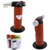 TrAdE Shop Traesio TORCIA SALDATORE A GAS BUTANO SALDATRICE A GAS MINI CANNELLO RICARICABILE