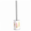 Cleafe PORTASCOPINO PORTA SCOPINO BAGNO WC TOILETTE CON PIUME CON SCOPINO COMPLETO 6979