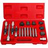 TrAdE Shop Traesio KIT DI CHIAVI PER SMONTAGGIO PULEGGIA E ALTERNATORE MOTORE AUTO 18 PEZZI VALIGIA