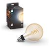 Philips Hue White Ambiance Filament G125, Lampadina LED a filamento E27