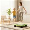 Tappeto Elastico Quadrato Compatto Trampolino da Interno Basso Profilo per Casa