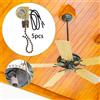 5 Interruttori a Tirante per Ventilatori E Lampade Ze 109 con Catenella a Sfere,