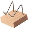 1PC Espositore Base in Legno Braccio Metallico per Strane Pietre Supporto