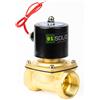 U.S. Solid Elettrovalvola in ottone 1-1/2" G - 220V AC, normalmente chiusa, guar