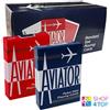 BICYCLE 12x BICYCLE Aviatore Carte da Gioco Standard Index, Rosso & Blu Mazzi