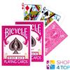 BICYCLE 2X Mazzi Di Carte Da Gioco BICYCLE Rosa Fucsia Rider Back Standard