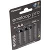 Panasonic 4x PANASONIC eneloop Pro Aa 2500mAh 1.2V Nimh Batterie Ricaricabili