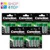 Camelion 10x CAMELION C Batterie Alcaline 1,5V Zinco Carbonio Super Heavy Duty R14P UM2