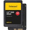 Intenso 2.5" SSD Interno SATA III High Performance, 480 GB, Nero
