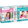 Make It Real - Set Deluxe Macchine Crea Braccialetti - Creare fino a 80 Braccialetti con Perline Heishi, Macchina Intrecciatrice, Charm e Cordoncini, Set Gioielli Fai da Te per Bambini e Ragazze