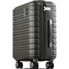 Travely Valigia bagaglio a mano 55x35x25cm - adatta per Ryanair, Lufthansa, Eurowings e