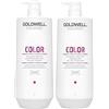 GOLDWELL Set Capelli Colorati GOLDWELL Kit DS Color Shampoo 1000ml + Conditioner 1000ml