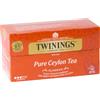 Twinings , Pure Ceylon Tea, Tè Nero Selezionato, Gusto Morbido e Raffinato, con Caffeina,