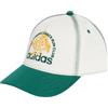 adidas Unisex - Bambini e Ragazzi Little Kids Snack Run Graphic cap, off White/Collegiate Green, XS-S