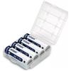 XTAR 4x XTAR Batterie Ricaricabili AA Li-Ion Protette 1.5V 2000mAh Con Scatola